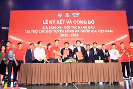 SABECO tài trợ 3 đội tuyển bóng đá Việt Nam