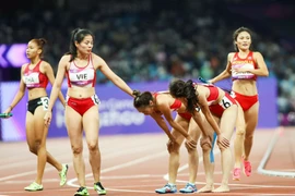 Việt Nam không có huy chương 4x400m tiếp sức nữ điền kinh ASIAD 19