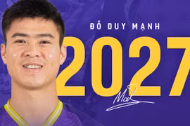 Từ chối một số đề nghị, Duy Mạnh ở lại Hà Nội FC tới 2027