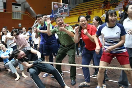 Sôi nổi màn tranh tài của đoàn viên Công đoàn CATP Hà Nội