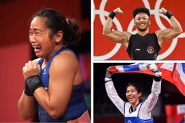 VĐV Thái Lan, Philippines, Indonesia... 'bơi' trong tiền thưởng