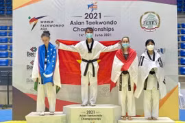 Nữ võ sỹ Việt xuất sắc vô địch giải Taekwondo châu Á