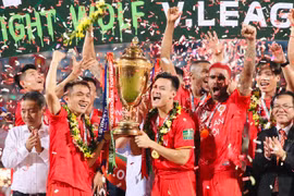 Toàn cảnh màn đăng quang V-League của Công an Hà Nội FC