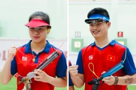 Thu Vinh và Quang Huy 'song kiếm hợp bích', bảo vệ huy chương vàng châu Á