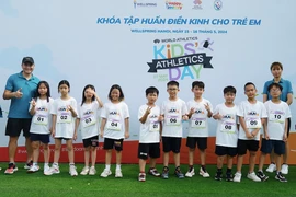 Hưởng ứng “Ngày hội điền kinh trẻ em”