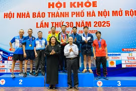 Kết thúc thành công Hội khỏe Hội Nhà báo thành phố Hà Nội 2025