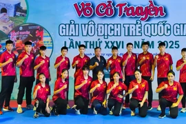 Đoàn võ cổ truyền CAND tranh tài giải trẻ vô địch quốc gia 2025