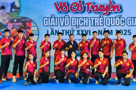 Đoàn võ cổ truyền CAND tranh tài giải trẻ vô địch quốc gia 2025