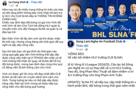 SLNA "phản pháo" Công Vinh