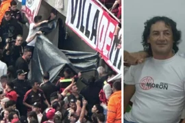 Trận đấu bị hoãn do một CĐV rơi từ khán đài xuống tử vong