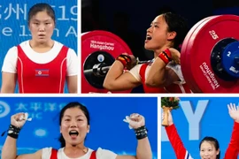 4 nữ lực sỹ Triều Tiên lập 29 kỷ lục
