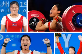 4 nữ lực sỹ Triều Tiên lập 29 kỷ lục