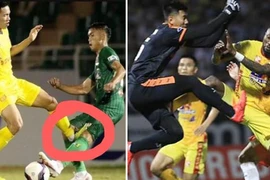 VFF treo giò thêm 2 cầu thủ "bỏ bóng đạp người"
