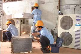Trang bị kỹ năng, giảm thiểu tai nạn lao động trong lĩnh vực điện tử điện lạnh
