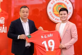 Quang Hải mặc số áo 19, hứa cống hiến hết mình cho CLB Công an Hà Nội