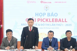 500 VĐV tranh tài giải Pickleball Báo Kinh tế & đô thị 2025