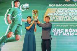 50 đội tranh tài giải bóng đá nhi đồng toàn quốc 2024