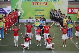 Tưng bừng ngày hội bóng đá tuổi trẻ Công an Thủ đô