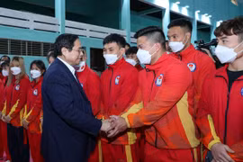 Thủ tướng Phạm Minh Chính động viên đoàn thể thao Việt Nam dự SEA Games 31