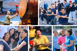 Ngày hội thể thao tràn ngập tiếng cười của những người làm báo Thủ đô
