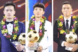 Hoàng Đức vượt Tuấn Hải giành Quả bóng vàng Việt Nam 2023