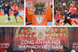 Toàn cảnh "bữa tiệc bóng đá" Công an Hà Nội vs Buriram Utd