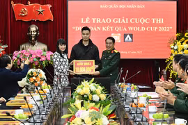 Báo QĐND trao 11 giải "Dự đoán World Cup 2022"