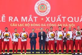 Công an Hà Nội FC xuất quân, quyết tâm lọt tốp đầu V-League 2023