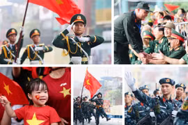 Khoảnh khắc đẹp của Thủ đô trong ngày diễu binh mừng Quốc khánh 2-9