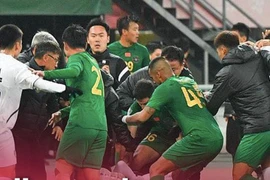 Cầu thủ Thái Lan và Trung Quốc đánh nhau tại cúp C1 châu Á