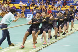 Chủ nhà Thái Lan tự tin vô địch kéo co SEA Games 33