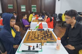 Kỳ thủ Việt Nam thi đấu thành công giải cờ vua quốc tế Hà Nội 2023