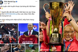 FIFA chúc mừng ông Park Hang-seo