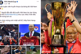 FIFA chúc mừng ông Park Hang-seo