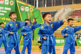 Gần 2.000 học sinh dự giải vovinam cúp Nestlé Milo