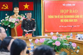 Hơn 2.000 người dự Giải taekwondo Cảnh sát châu Á mở rộng 2024