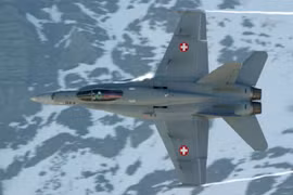 Chiến đấu cơ F/A-18C Thụy Sĩ đột ngột mất tích