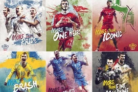 Ấn tượng với những bức tranh cổ động tại EURO 2016