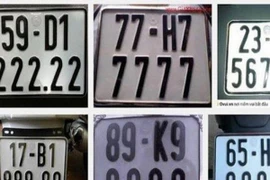 Biển số xe trúng đấu giá có được thay vào xe đã có biển?