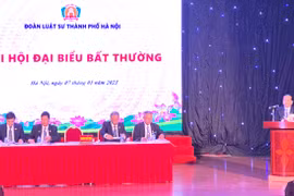 Đoàn Luật sư Thành phố Hà Nội tổ chức đại hội bất thường 