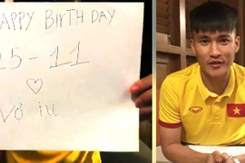 Công Vinh gửi lời chúc tình cảm, mừng sinh nhật vợ qua facebook