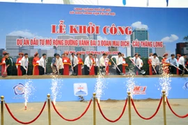 Khởi công dự án mở rộng đường Vành đai 3 đoạn Mai Dịch – cầu Thăng Long 