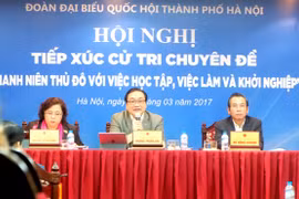 Bí thư Thành ủy Hoàng Trung Hải: Việc làm, khởi nghiệp thu hút nhiều ý kiến cử tri nhất