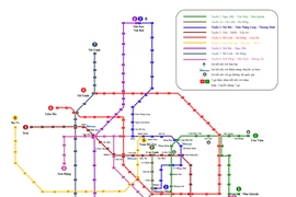 Dự án đường sắt Cát Linh - Hà Đông "mượn" bản đồ toàn tuyến trên mạng để... trưng bày
