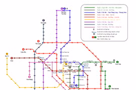 Dự án đường sắt Cát Linh - Hà Đông "mượn" bản đồ toàn tuyến trên mạng để... trưng bày