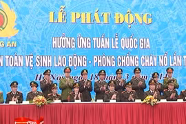 Phát động tuần lễ quốc gia ATVS lao động phòng chống cháy nổ 