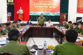 Giám đốc Công an Hà Nội kiểm tra công tác bảo vệ bầu cử đại biểu Quốc hội khóa XV và đại biểu HĐND các cấp 