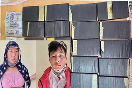 Bắt cặp đôi buôn ma túy xuyên quốc gia cùng tang vật 20 bánh heroin