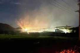 Sau vụ nghi nổ khí trong nhà máy thép gần 10 ha, lúa bị cháy hư hỏng nặng 