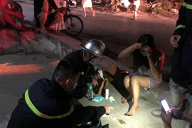 Dập tắt đám cháy lúc 3h sáng 1-6